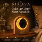 Risova Sunrise Alarm Clock + 3D Moon Lamp | Wake-Up Light
