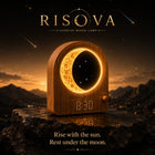 Risova Sunrise Alarm Clock + 3D Moon Lamp | Wake-Up Light